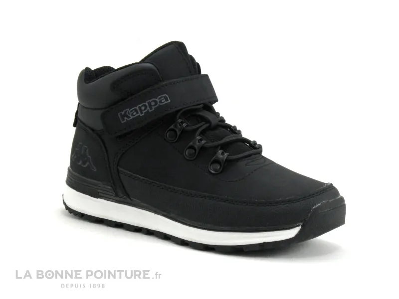 Achat chaussures Kappa Enfant Botte et Bottillon, vente Kappa MONSI EV 304TVW0 Black Grey vapor - Boots GARCON