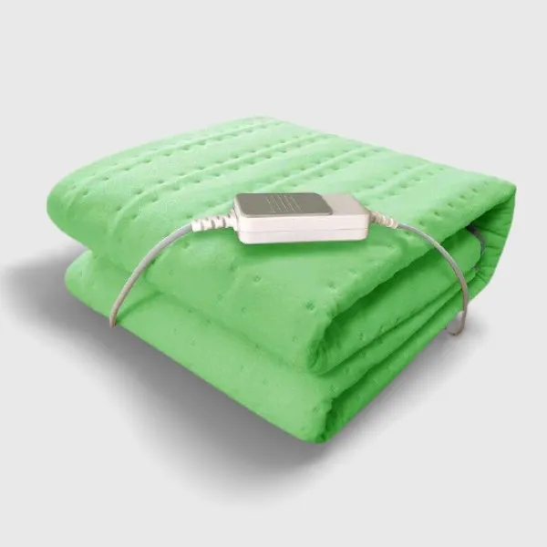 Couverture chauffante vert