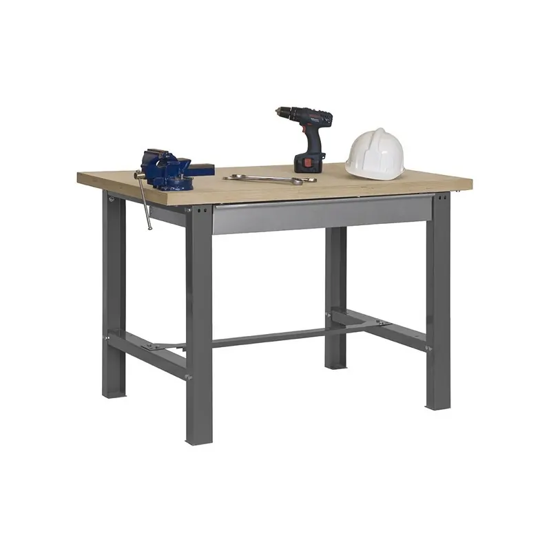 Etabli 1 niveau + 1 tiroir 600kg - SIMONWORK BT6 PLYWOOD BOX 1800 - 865x1800x750 - SIMONRACK 8435104938102