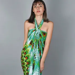 Paréo Batik Pavao Vert