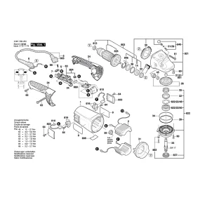 Pièces détachées Meuleuse BOSCH GWS 24-230 JH 3601H84204