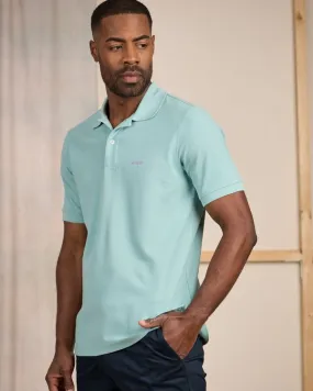 Polo Collin vert eau 